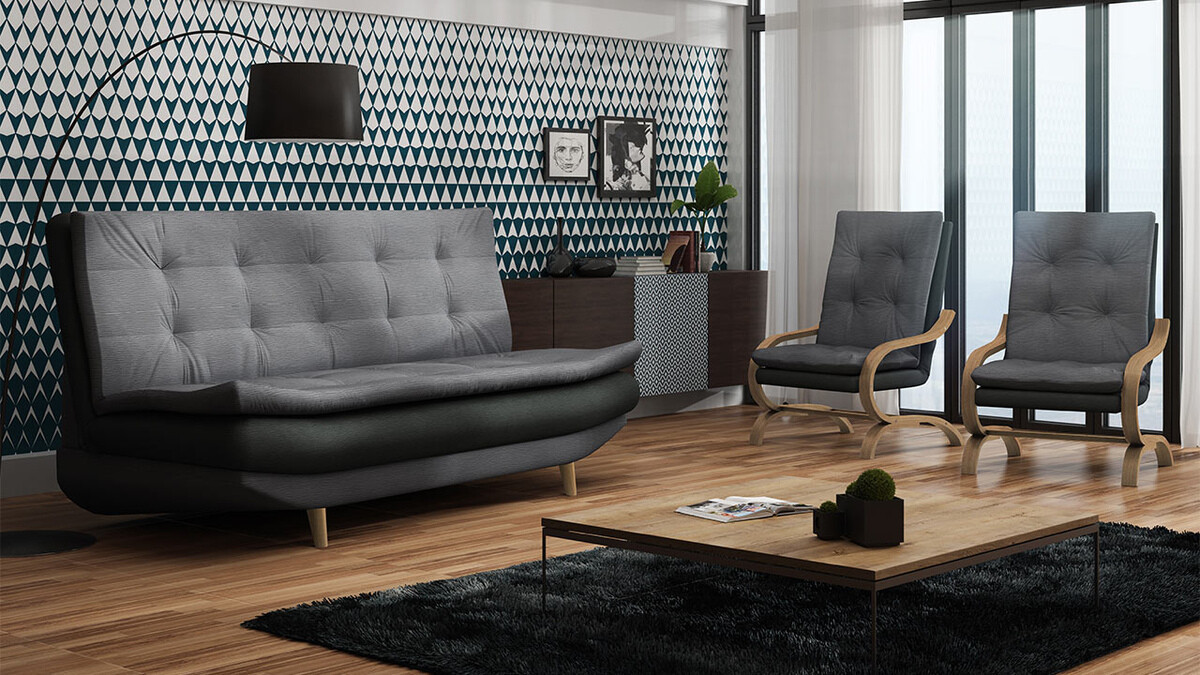 Schlafsofa Carlsbad 105 (Halfa 154 + Halfa 155)