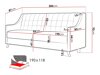 Schlafsofa Columbus 155 (Inari 23)