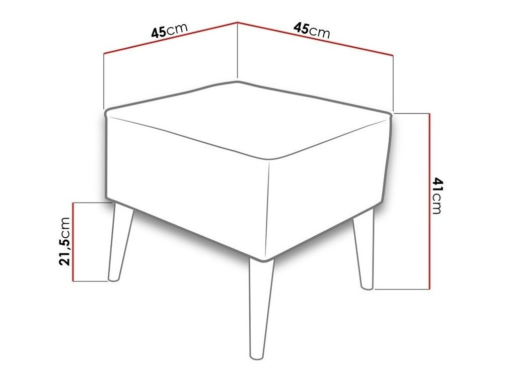 Hocker Comfivo Ulmus I (Aston 8)
