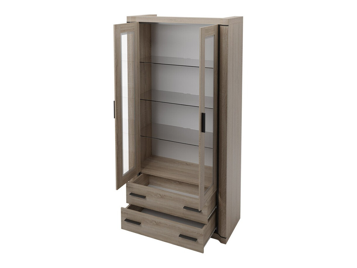 Wohnzimmer-Sets Lorelie 123 (Trüffel eichenholzoptik)