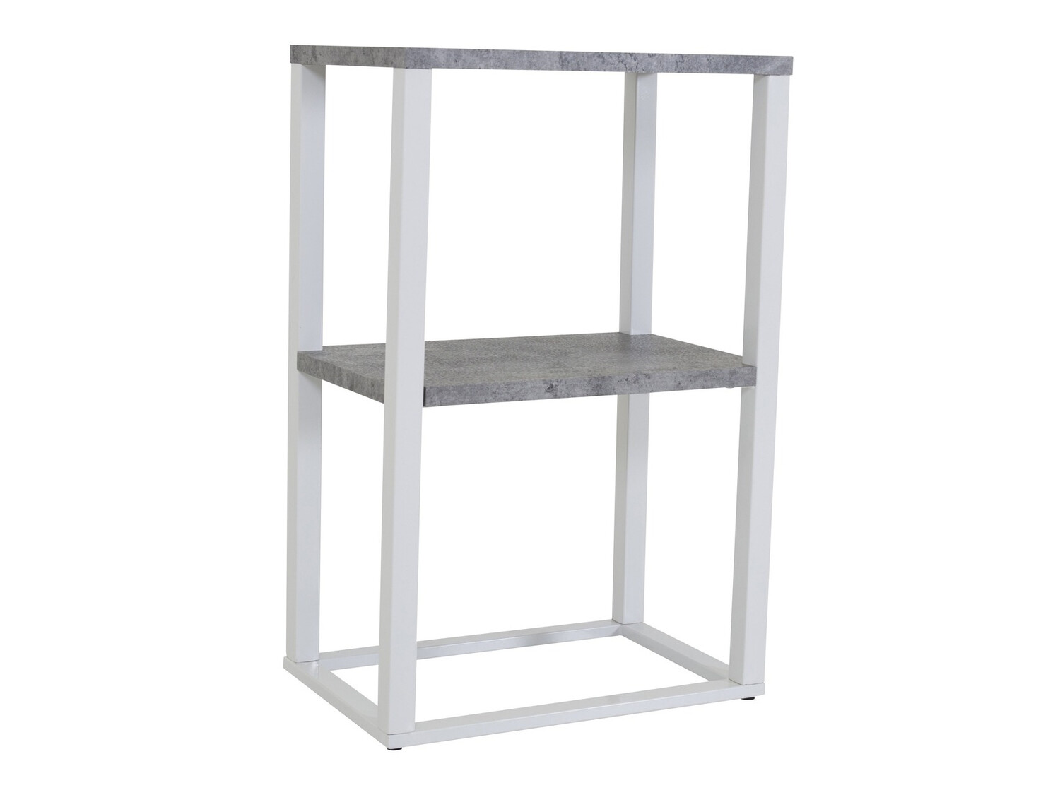 Beistelltisch Dallas 260 (Beton + Weiß)