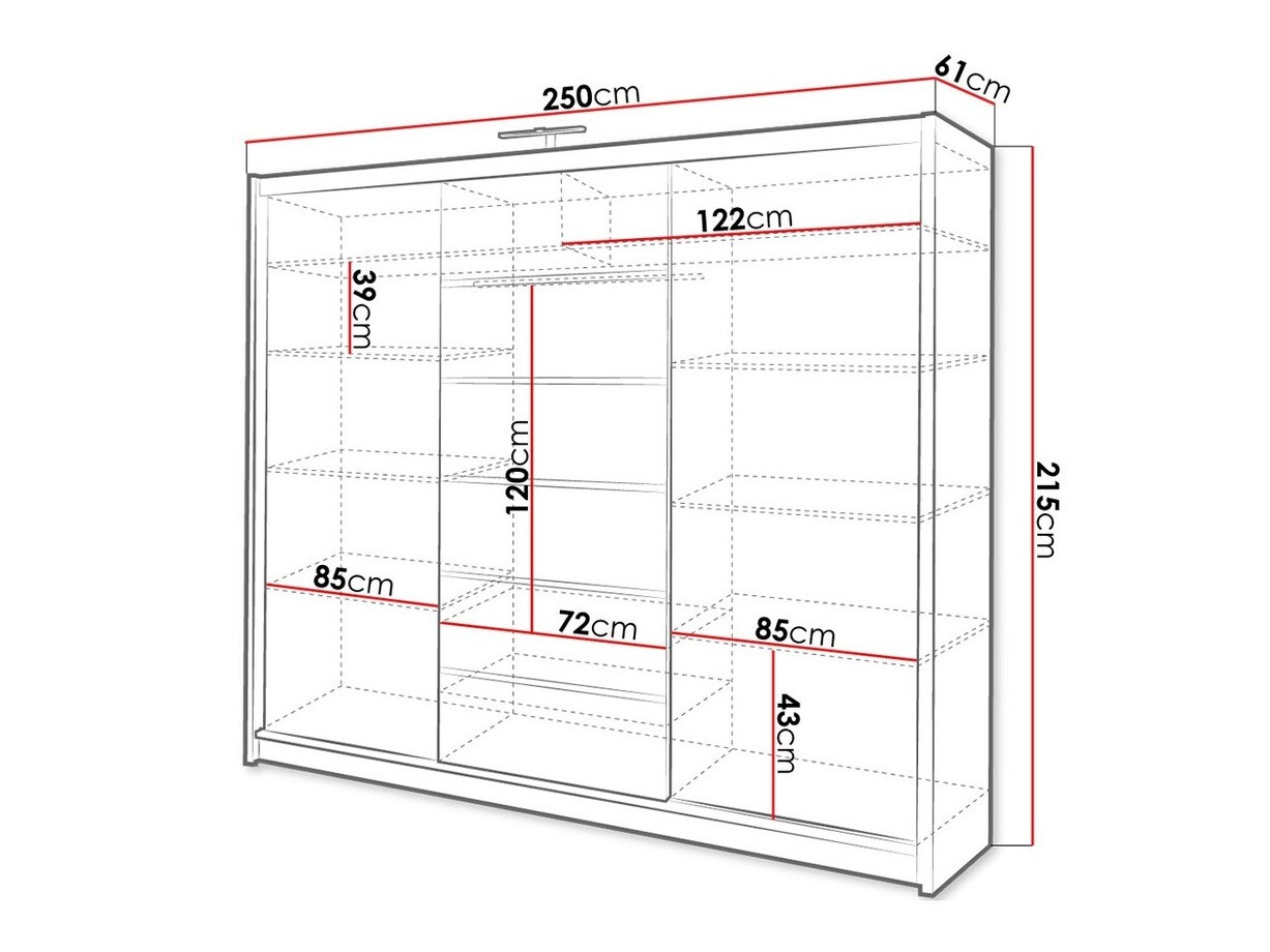 Kleiderschrank Salum