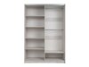 Kleiderschrank Fivelbo 109 (Eichenholzoptik gebleicht + Graphit glänzend)