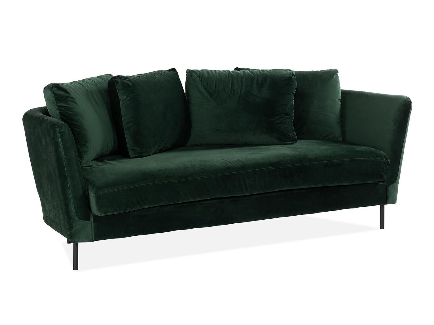Sofa Augusta 163 (Dunkelgrün)