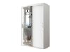 Kleiderschrank Apopka 102 (Weiß)