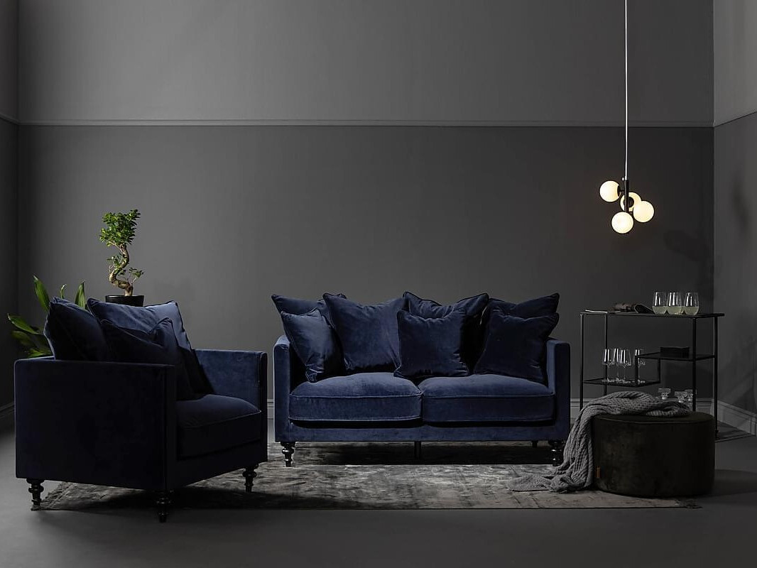 Sofa Riverton 437 (Blau)