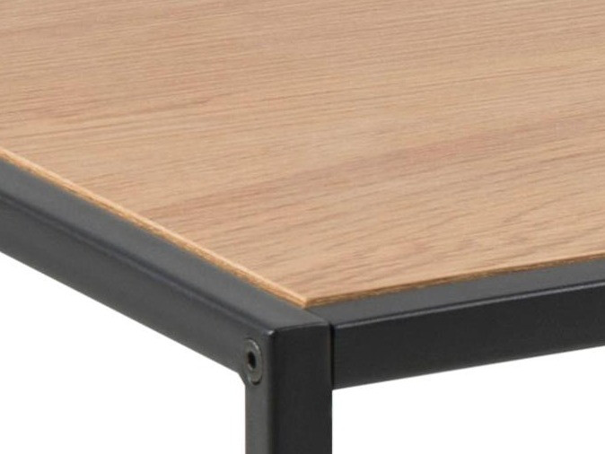 Couchtisch Norsica Sevferi 147 (Wildeichenholzoptik + Schwarz)