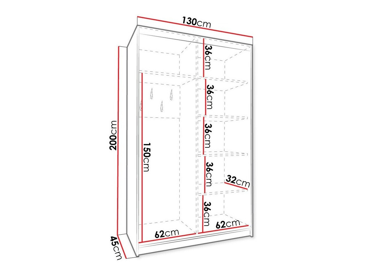 Kleiderschrank Hartford 220