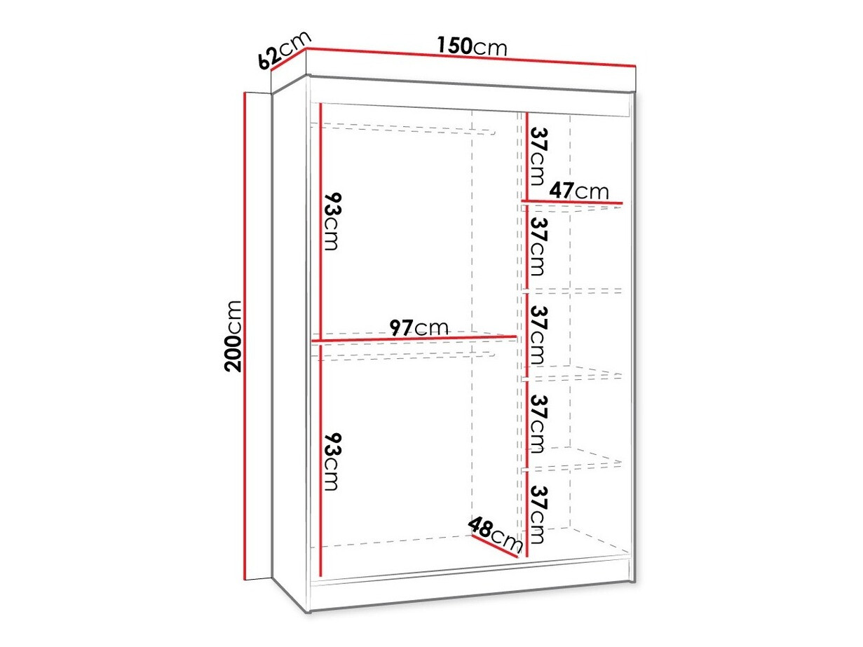 Kleiderschrank Hartford 229