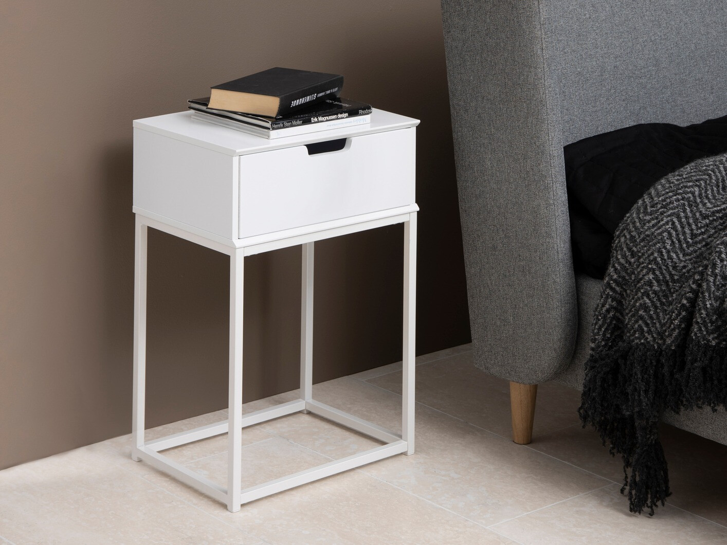 Nachttisch Norsica 106 (Weiß)