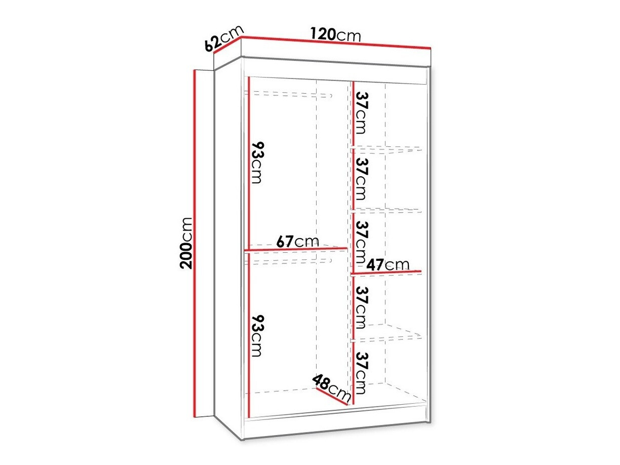 Kleiderschrank Hartford 233