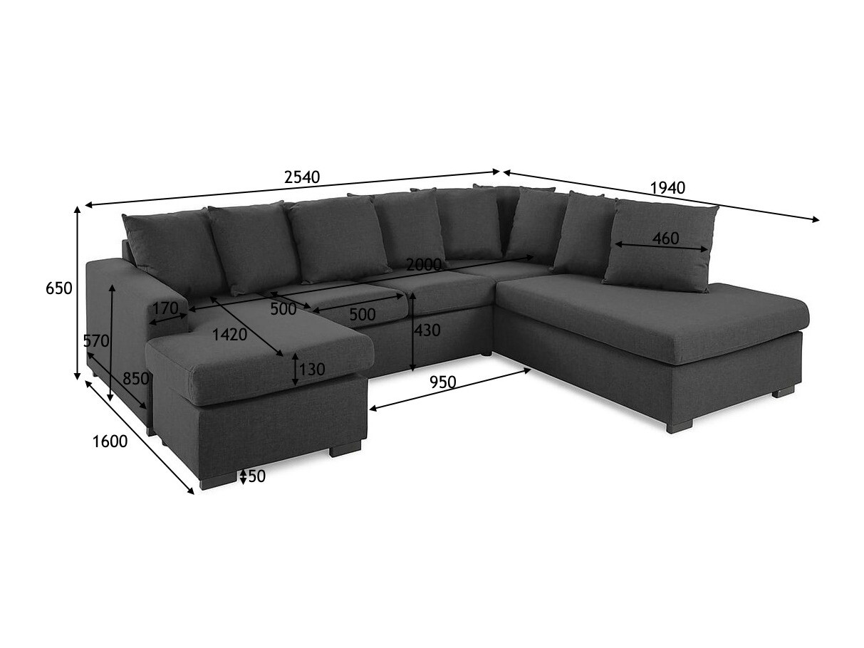 Ecksofa Scandinavian Choice Remavio 123 (Inari 94)