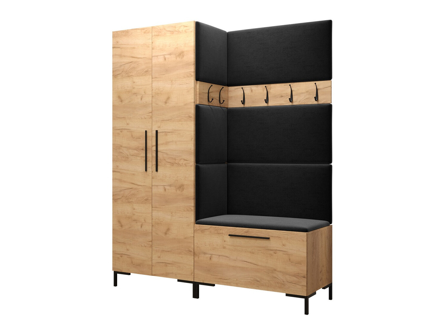 Flurgarnitur Tivsoa 100 (Craft eichenholzoptik)