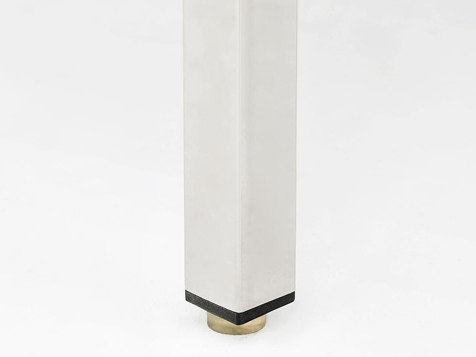 Beistelltisch Riverton 199 (Weiß + chrom)