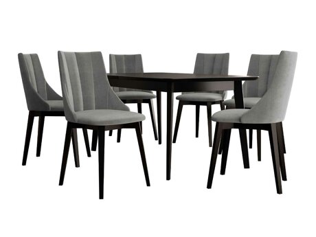 Essgruppe Racine 139 (Schwarz + Magic Velvet 2217)