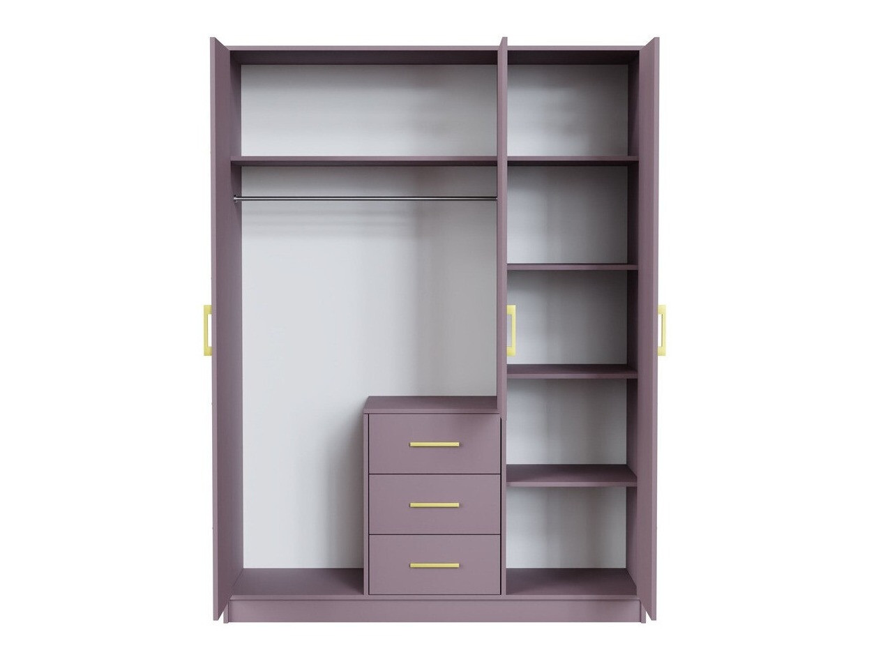 Kleiderschrank Rosa (Lila)
