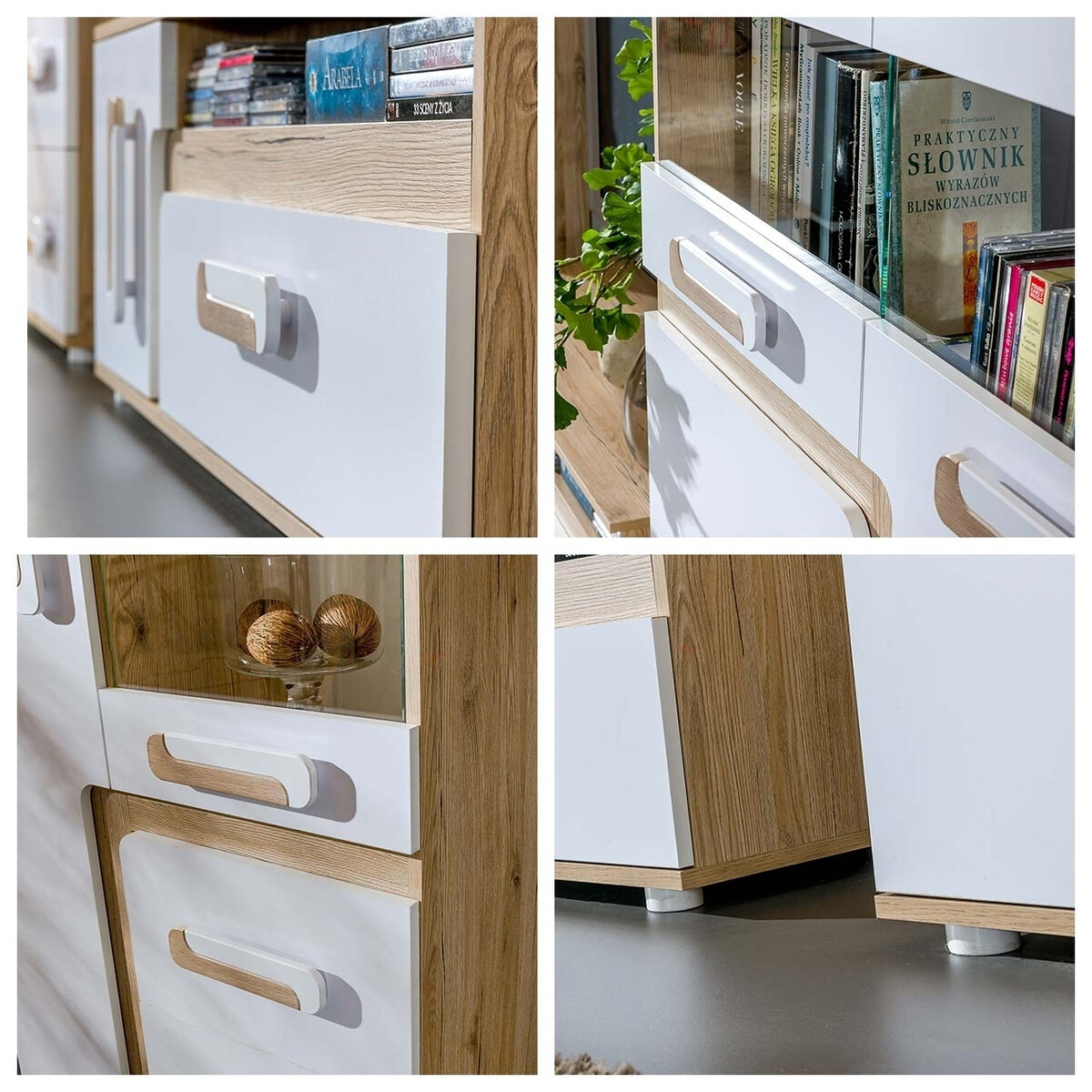 Kleiderschrank Levtala 101 (Anthrazit + Weiß + Rosa)