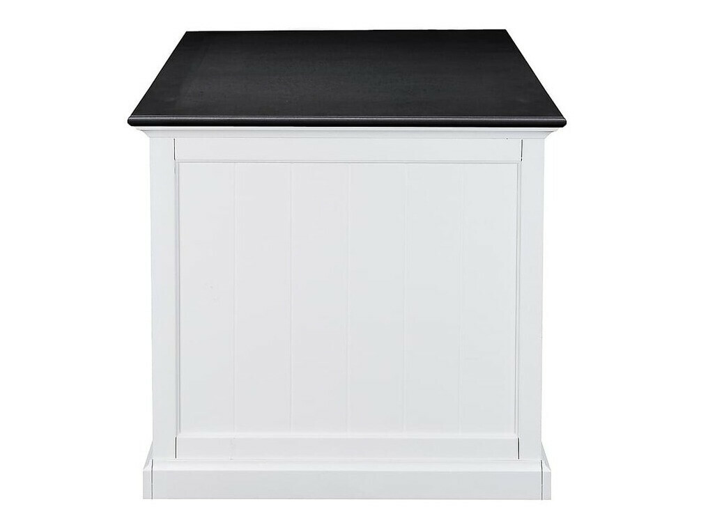 Bürotisch Ocean Delight 100 (Weiß + Schwarz)