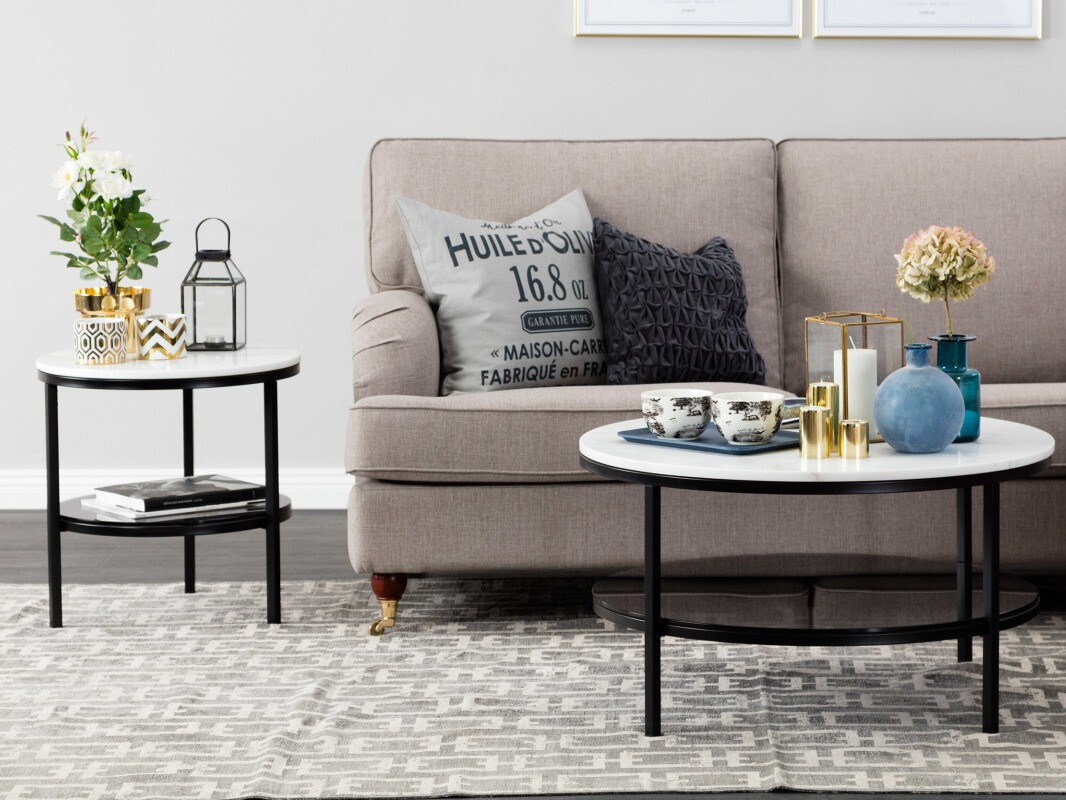 Couchtisch Scandinavian Choice 550 (Weiß + Schwarz)