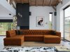 Ecksofa Comfivo 269 (Magic corduroyd 2213 + Magic corduroyd 2205)