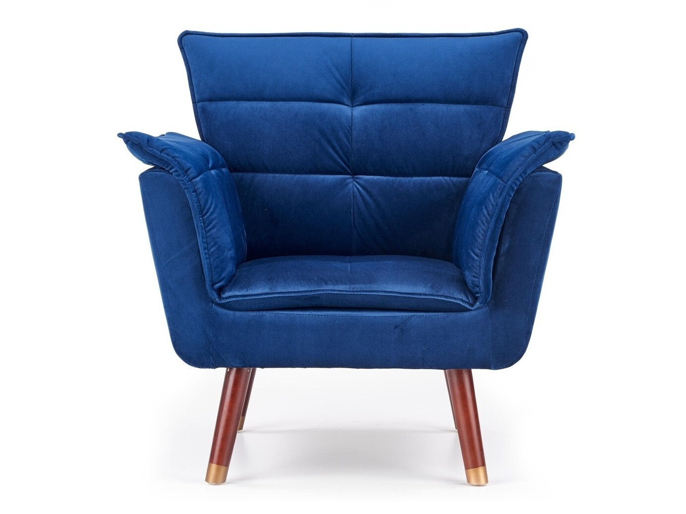 Sessel Houston 381 (Blau + Nussholzoptik)