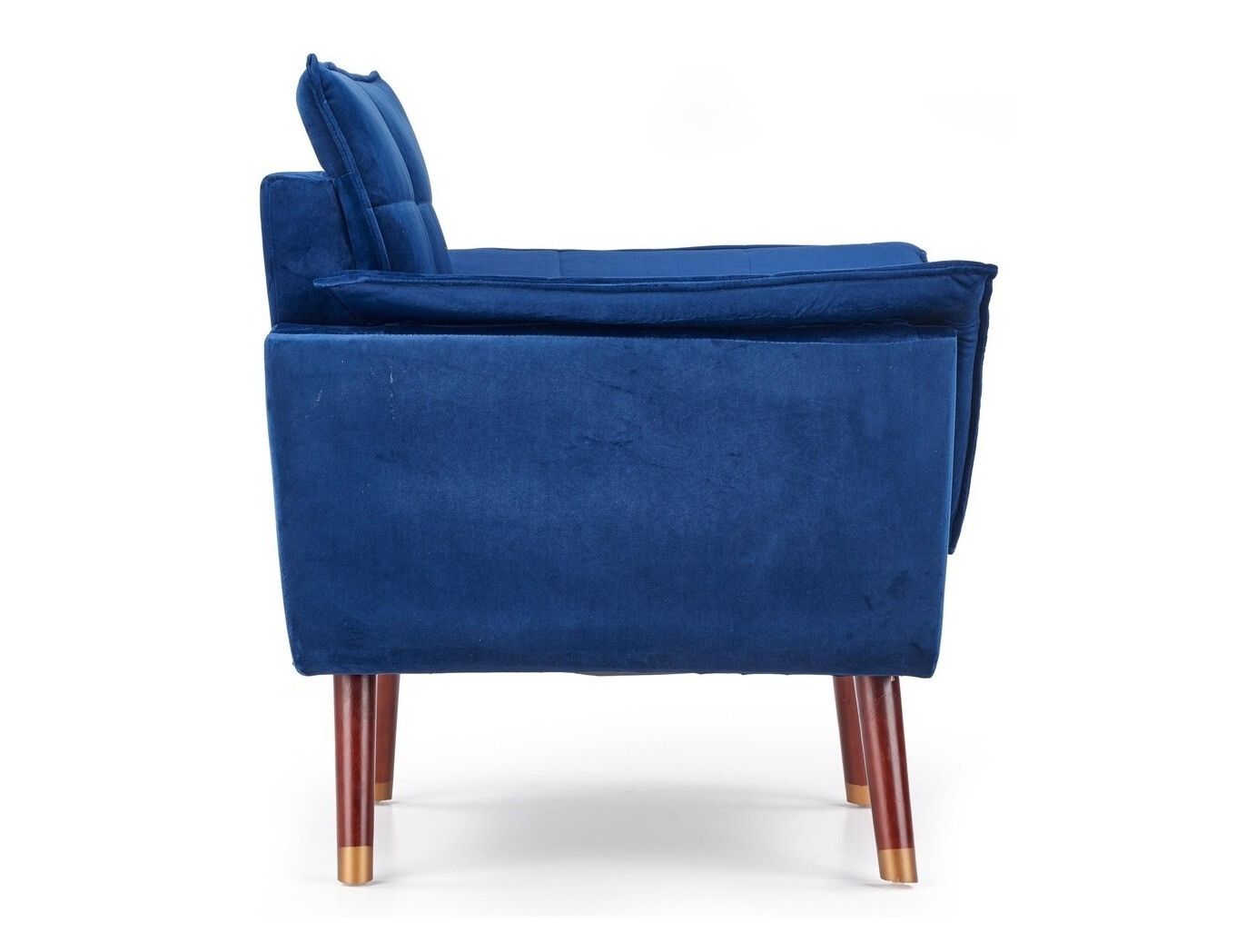 Sessel Houston 381 (Blau + Nussholzoptik)