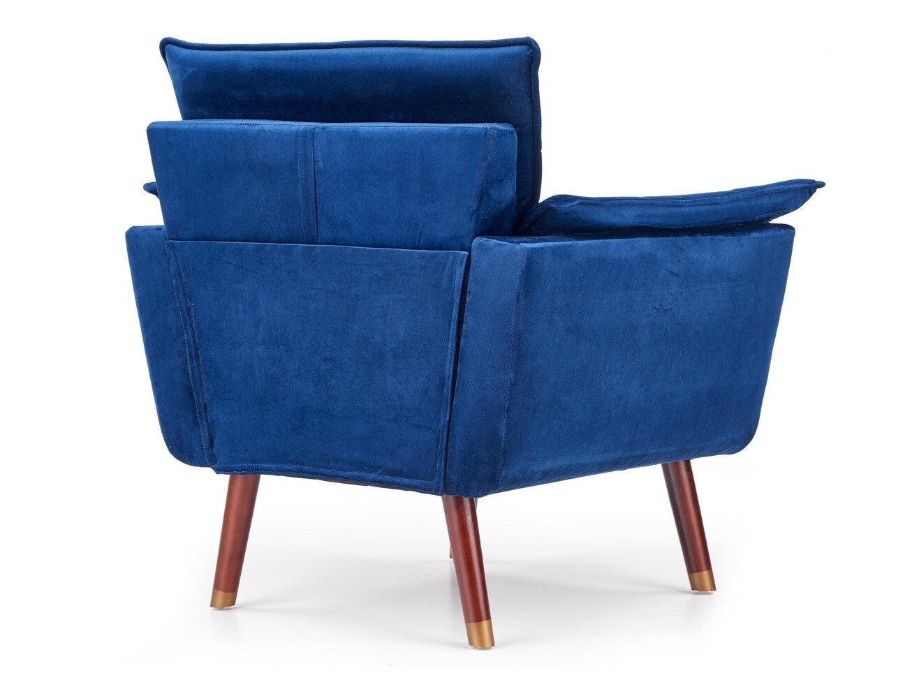 Sessel Houston 381 (Blau + Nussholzoptik)