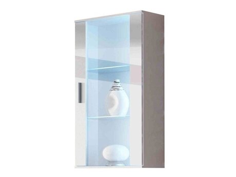 Hängeschrank Tornola 103 (Weiß + Weiß glänzend)