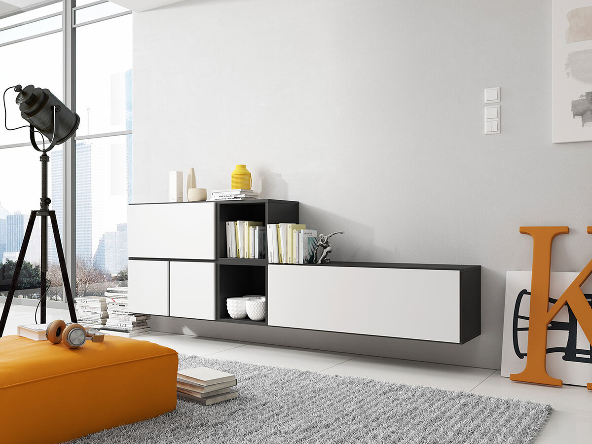 Wandregal Corbele 105 (Anthrazit)