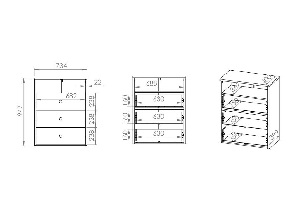 Kommoden Madison L109