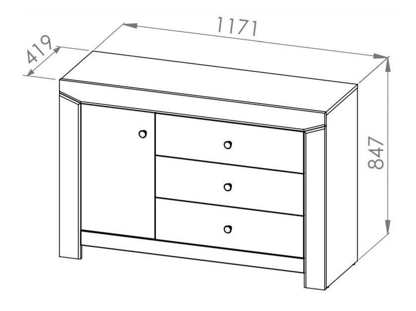 Kommoden Mavevare 104