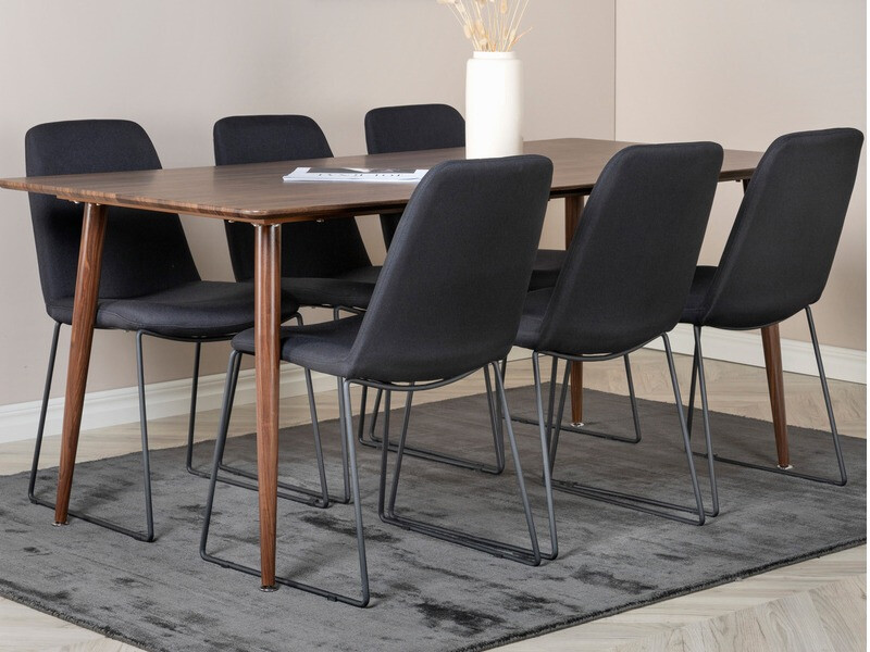 Tisch Dallas 127 (Nussholzoptik)