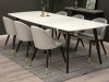Tisch Dallas 131 (Weiß + Schwarz)