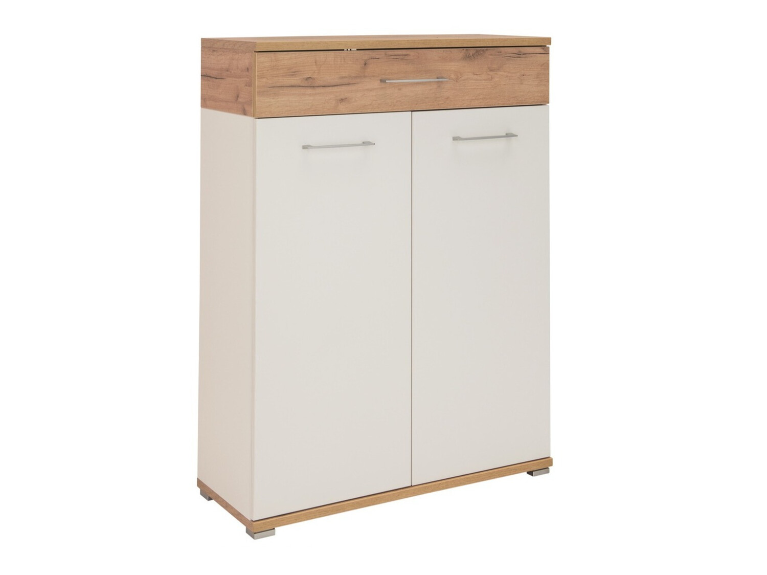 Kommoden Nuveno 100 (Weiß + Navarra eichenholzoptik)