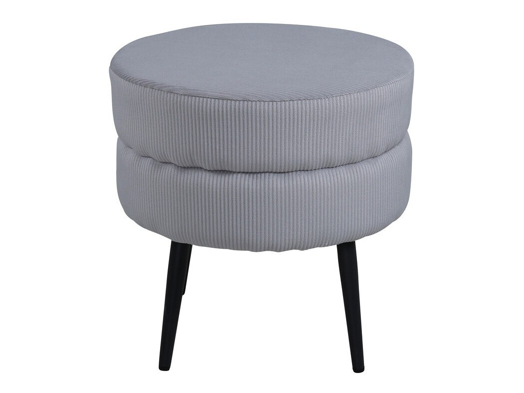 Hocker Dallas 2945 (Hellgrau + Schwarz)