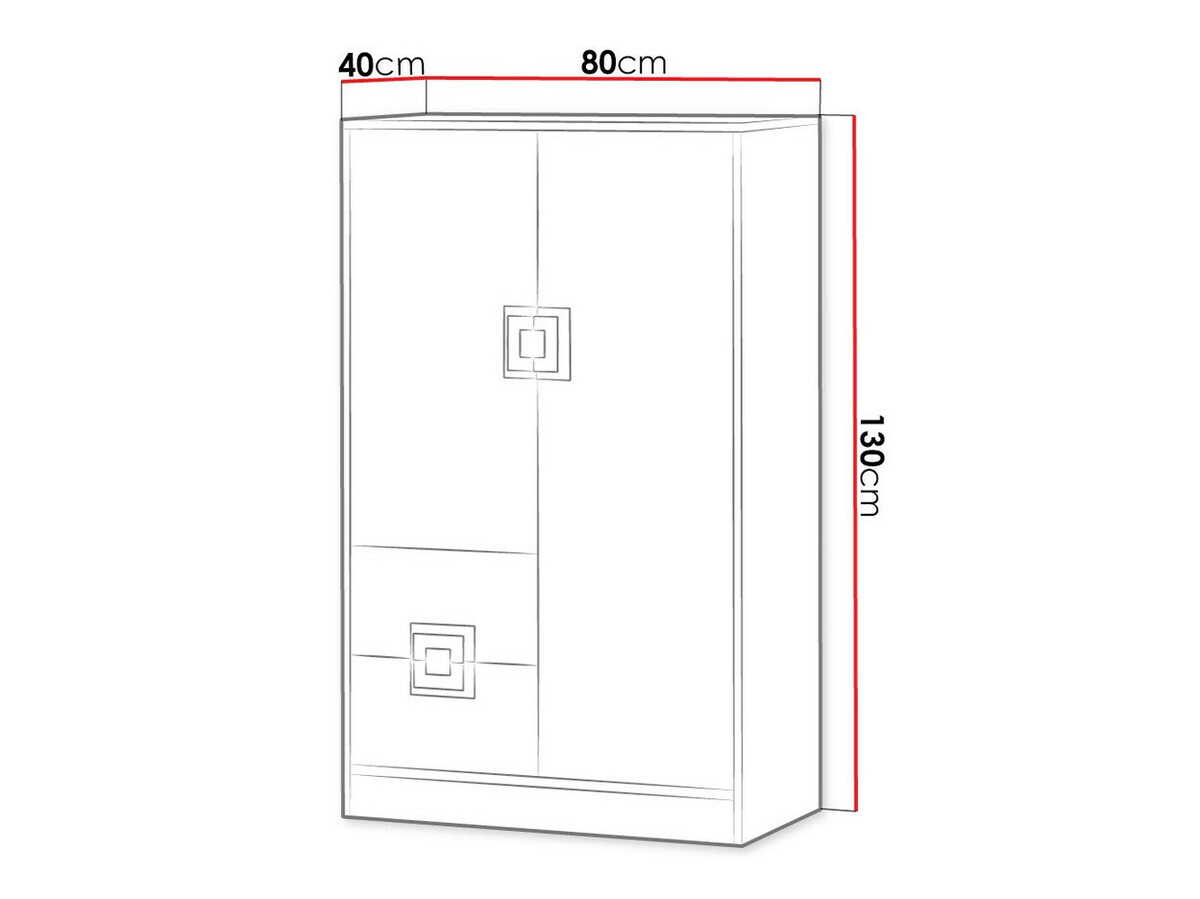 Kommoden Balvire 108 (Eichenholzoptik hell + Weiß)