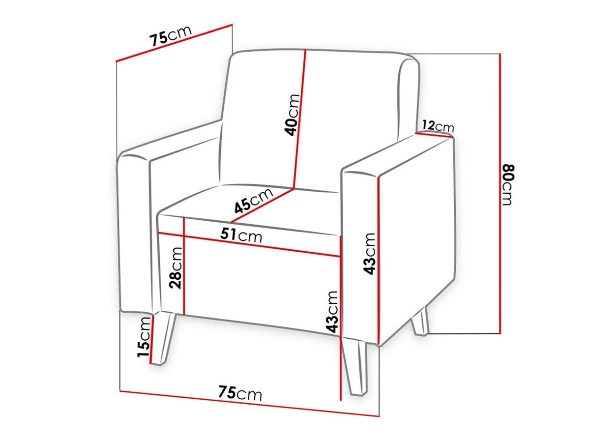 Sessel Delbene 102 (Moric 03)