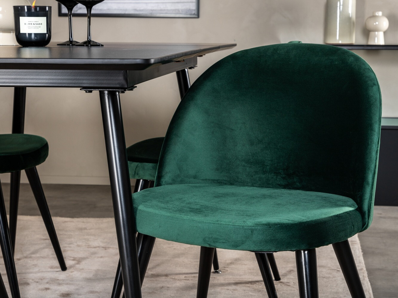 Essgruppe Dallas 1521 (Grün + Schwarz)