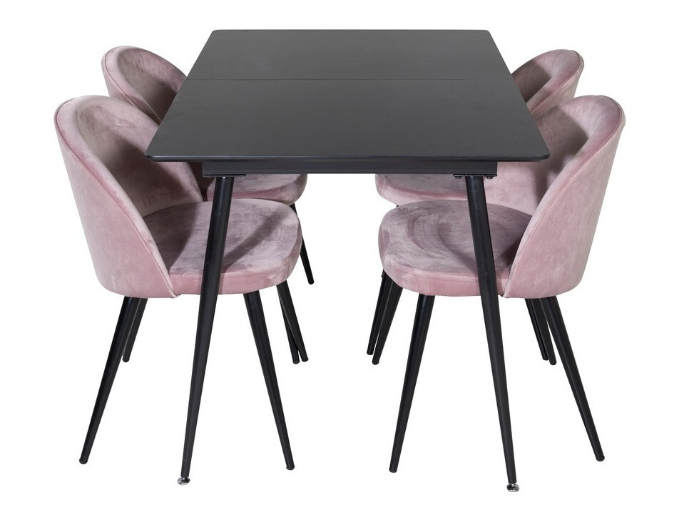 Essgruppe Dallas 1521 (Rosa + Schwarz)