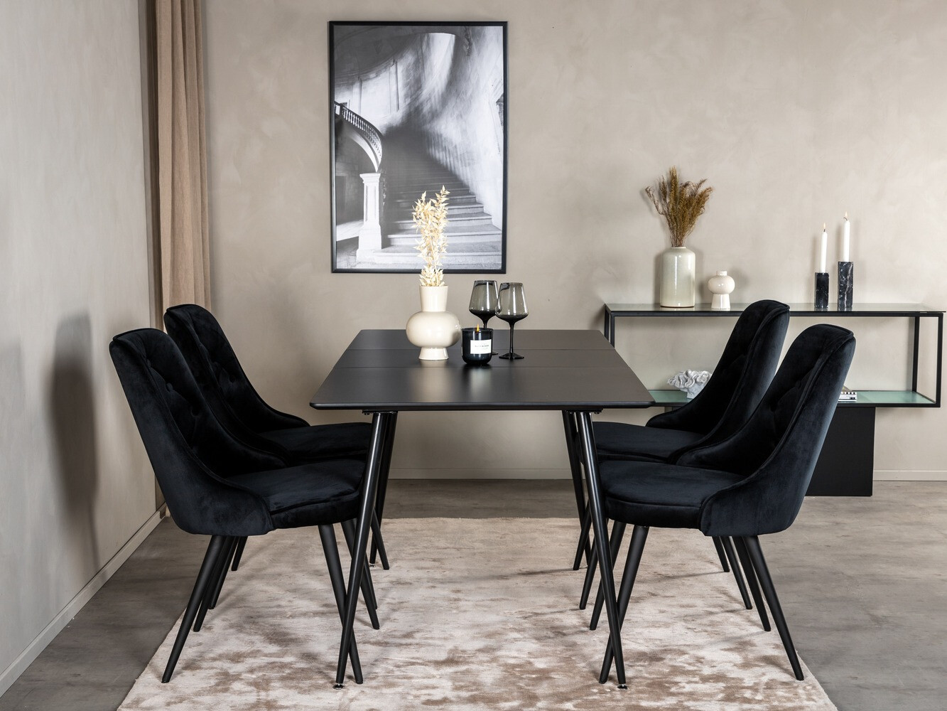 Essgruppe Dallas 1522 (Schwarz)