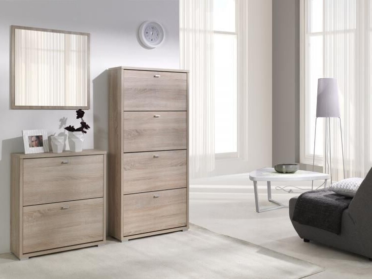 Schuhschrank Fenmora 103 (Sonoma Eichenholzoptik)