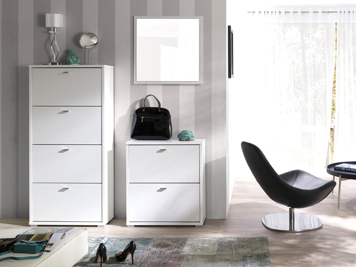 Schuhschrank Fenmora 103 (Weiß)