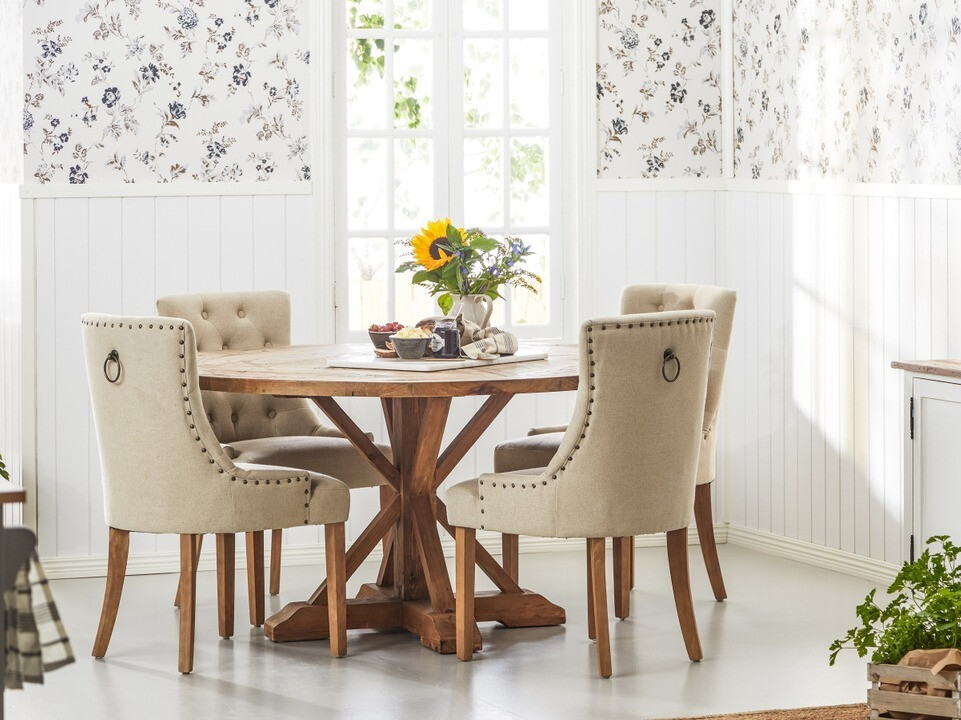 Essgruppe Bloomington 209 (Beige + Braun)