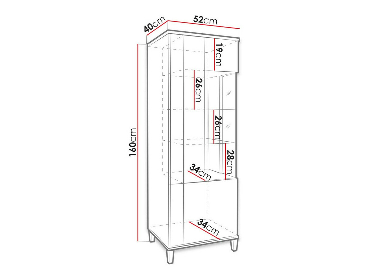 Regal Florem II (Weiß + Weiß glänzend + Schwarz glänzend)