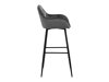 Barhocker Norsica 474 (Grau + Schwarz)