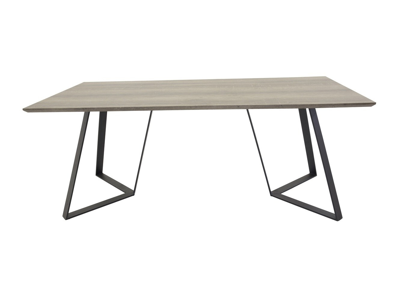 Tisch Dallas 372 (Helles Holz + Schwarz)