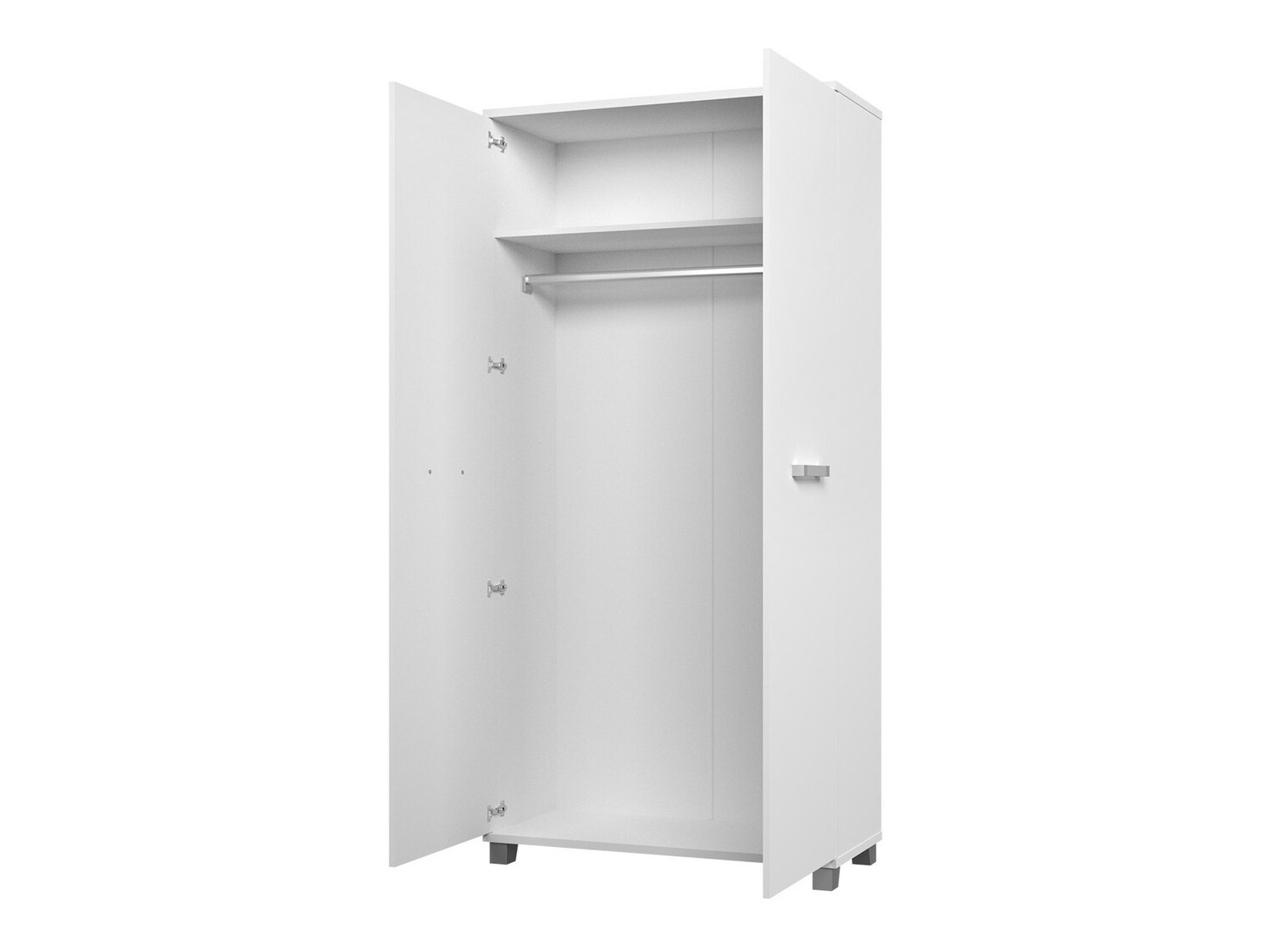 Kleiderschrank Cirevau 104 (Weiß)