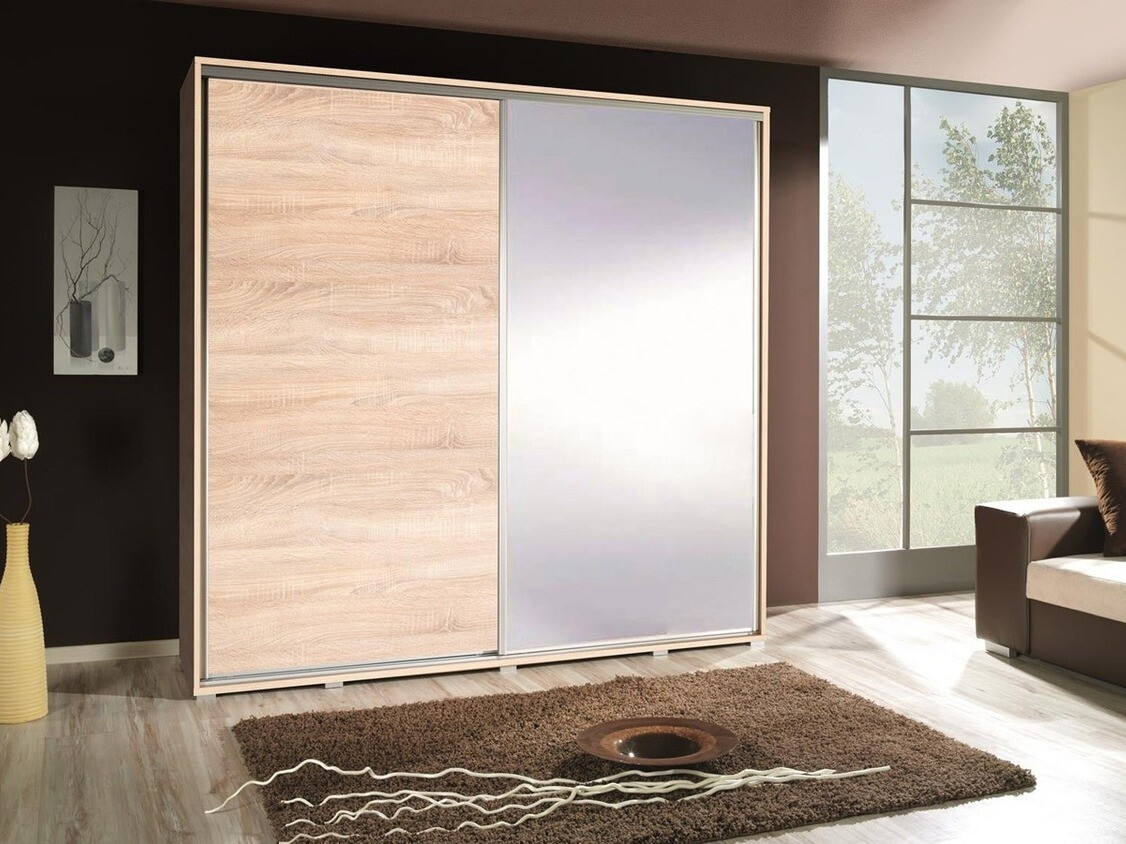 Kleiderschrank Murrieta 135 (Sonoma Eichenholzoptik)