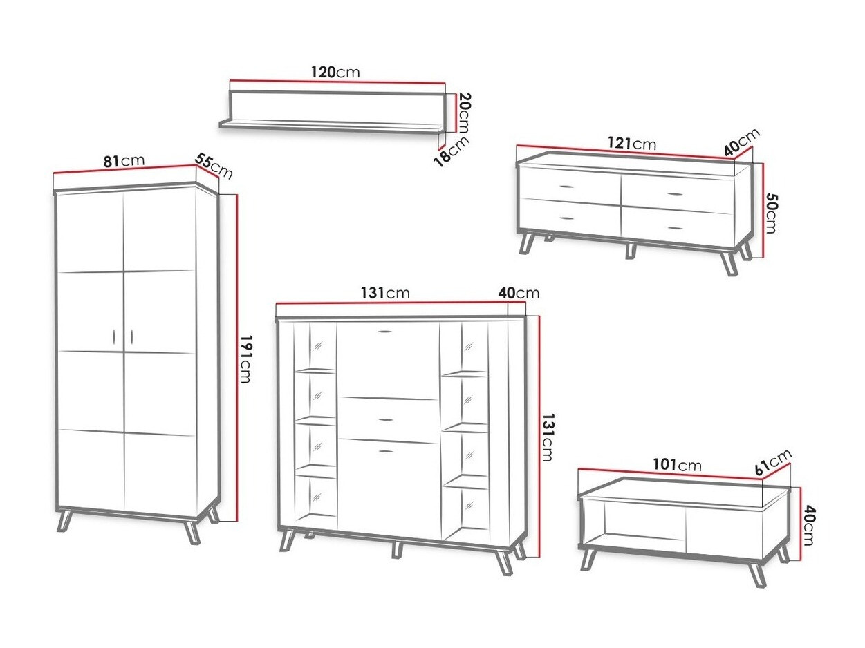 Wohnzimmer-Sets Talsere 110