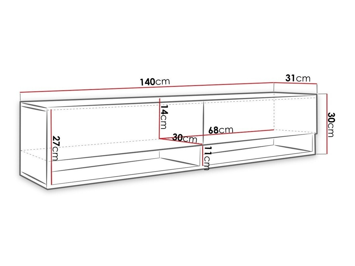TV-Möbel Sarasota 118 (Wotan Eiche)